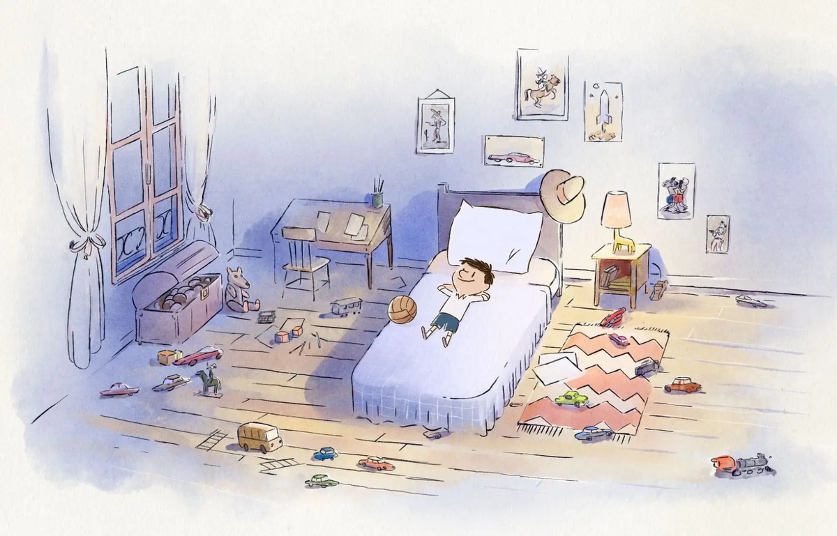 Кадр из фильма Le petit Nicolas: Qu'est-ce qu'on attend pour être heureux? Режиссеры: Амандин Фредон и Бенжамен Массубр. Художник: Ферси Теисьер. Производство: Align, Bidibul Productions, Canal+ [fr], Centre National de la Cinématographie (CNC), Ciné, Département de la Charente, La Procirep-Angoa, Luxembourg Film Fund, On Classics (Mediawan), Pôle Image Magelis, Pictanovo, Région Hauts-de-France, Région Nouvelle-Aquitaine, Région Réunion. Показ в России: Вольга