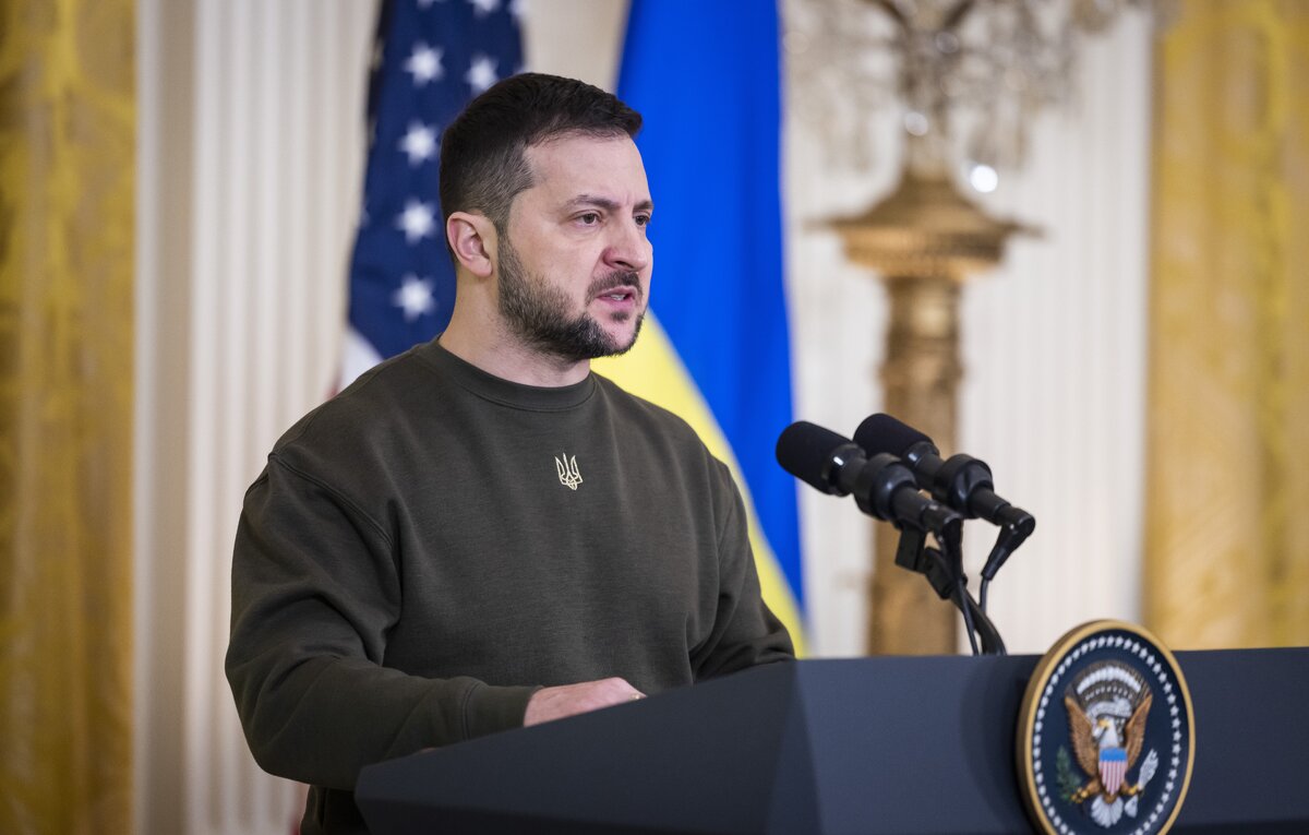    Президент Украины Владимир Зеленский  EPA-EFE/JIM LO SCALZO