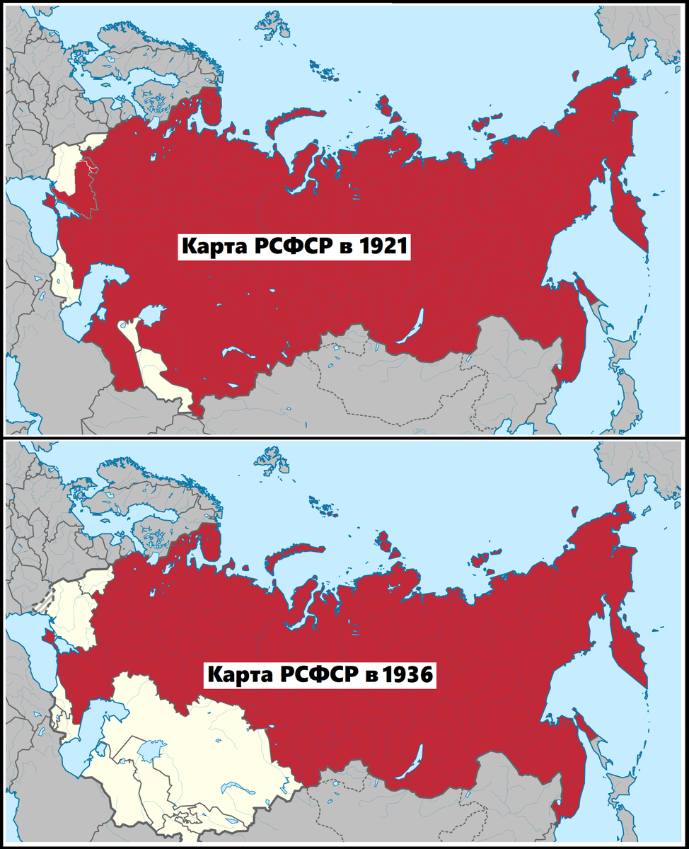 Каким будет советский союз. Территория СССР 1918. Территория СССР 1922 года. Карта РСФСР 1922.