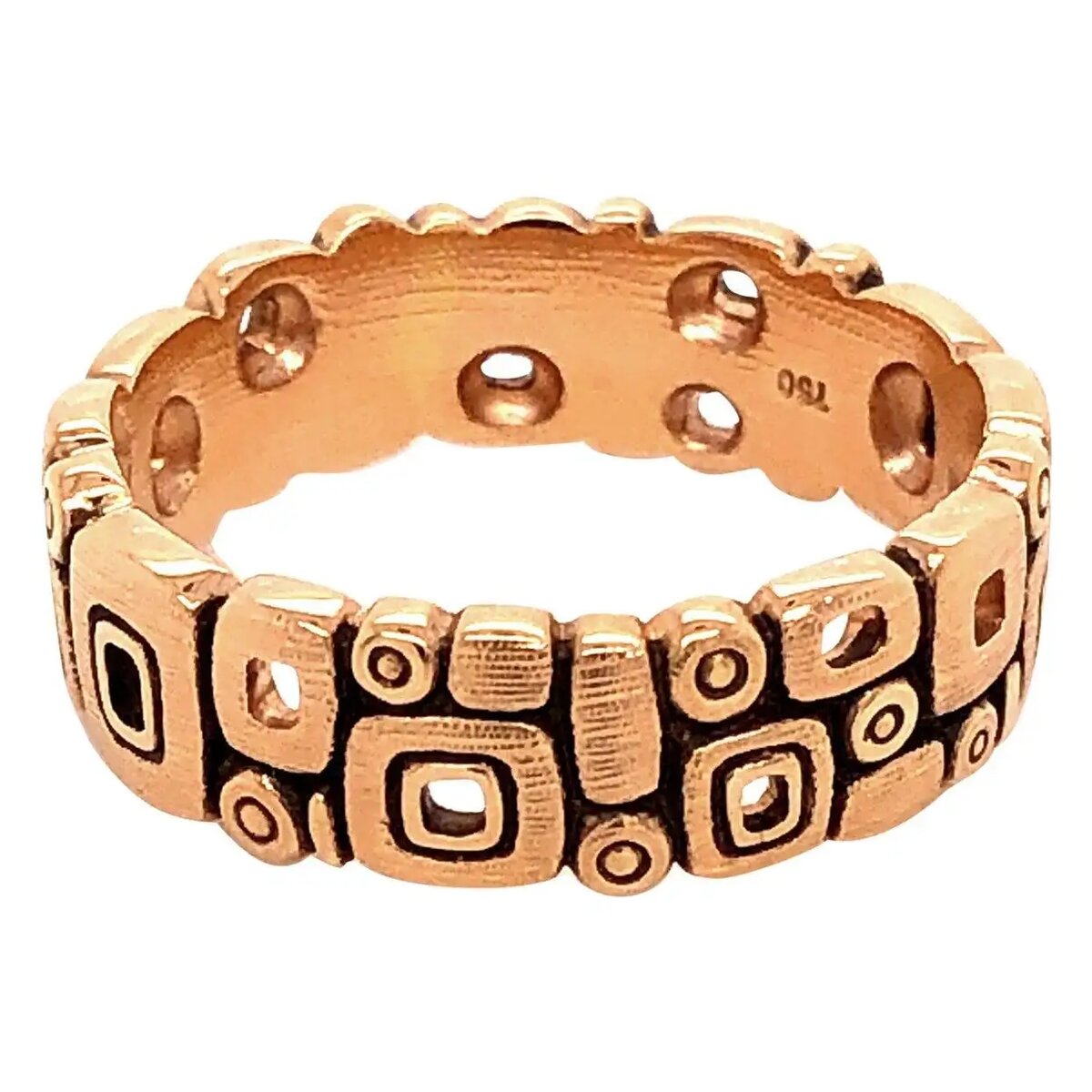 Кольцо Alex Sepkus Little Windows из 18-каратного розового золота.