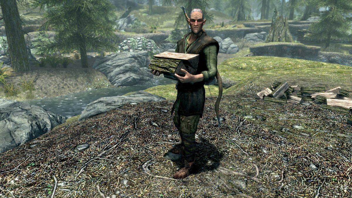 Фендал работает на лесопилке