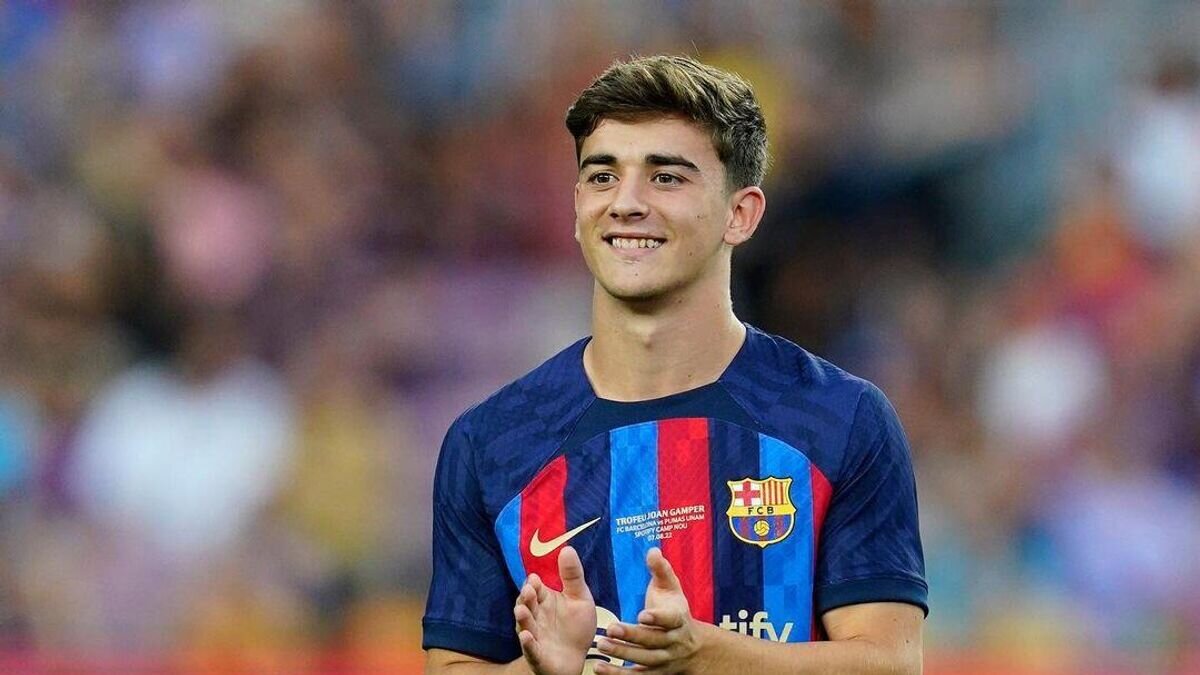    Полузащитник "Барселоны" Гави© Фото : Социальные сети Гави