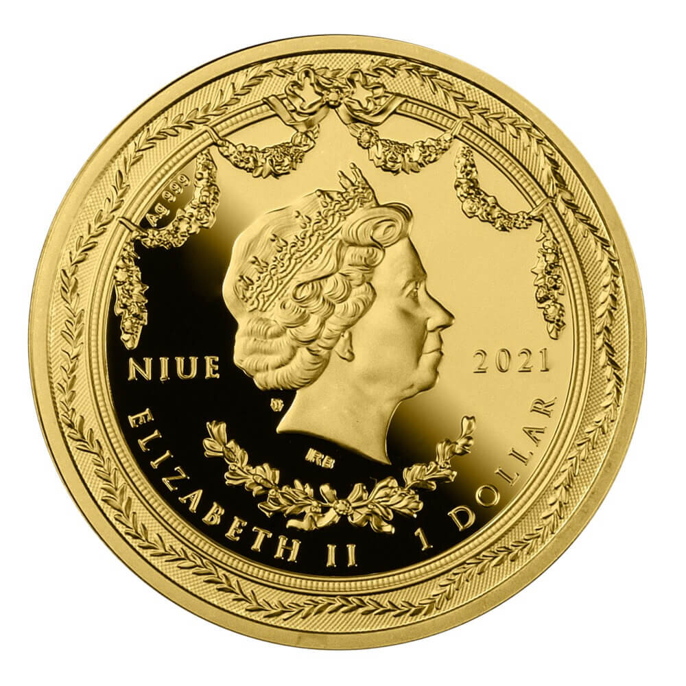 Аверс монеты «Часы с жуками»