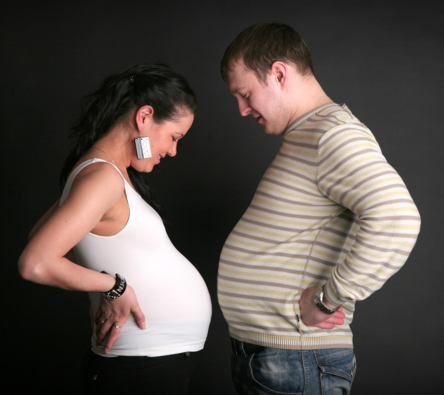 Про мужскую беременность. Беременные женщины.
