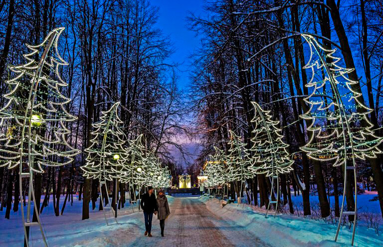 Существующие новогодние инсталляции