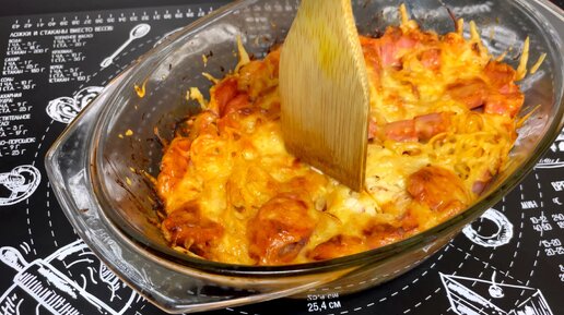 Вариант 1: Классическая запеканка из макарон с сыром и яйцом в духовке
