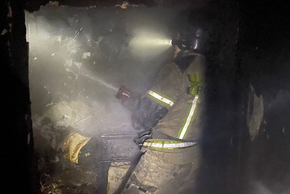     На тушение пожара потребовалось около получаса  пресс-службы ГУ МЧС по Алтайскому краю