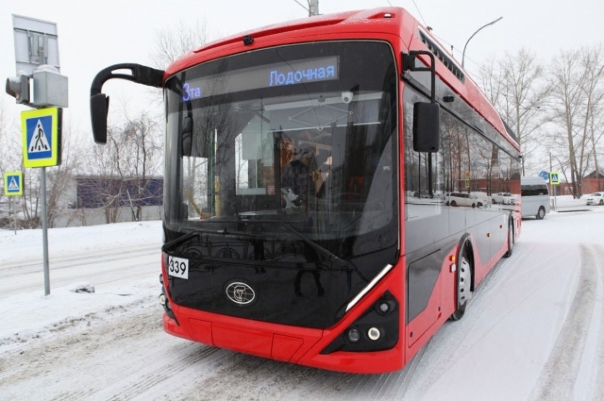    Первый низкопольный троллейбус начал курсировать в Иркутске