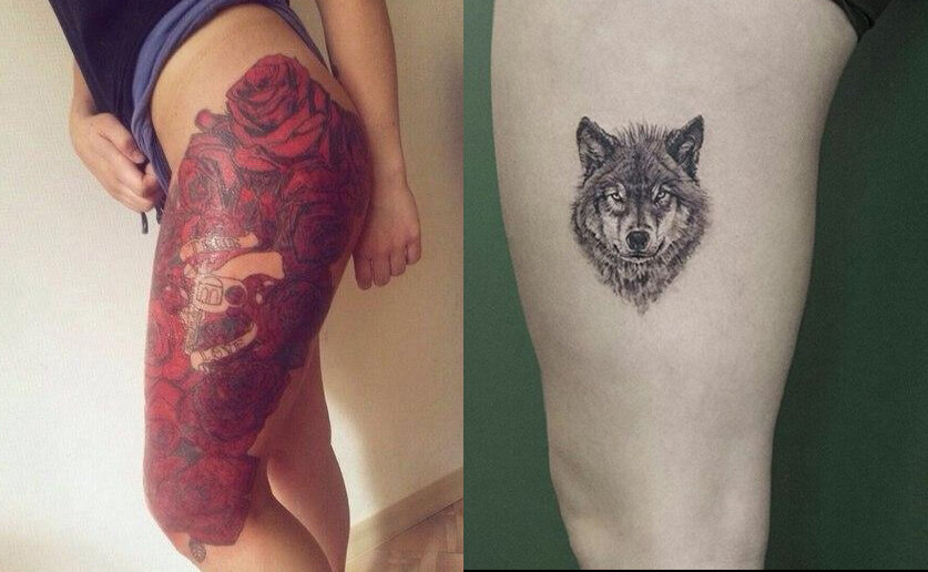 Коллаж автора, татуировки найдены в www.google.ru/imghp