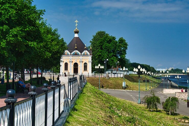 Набережная Рыбинска