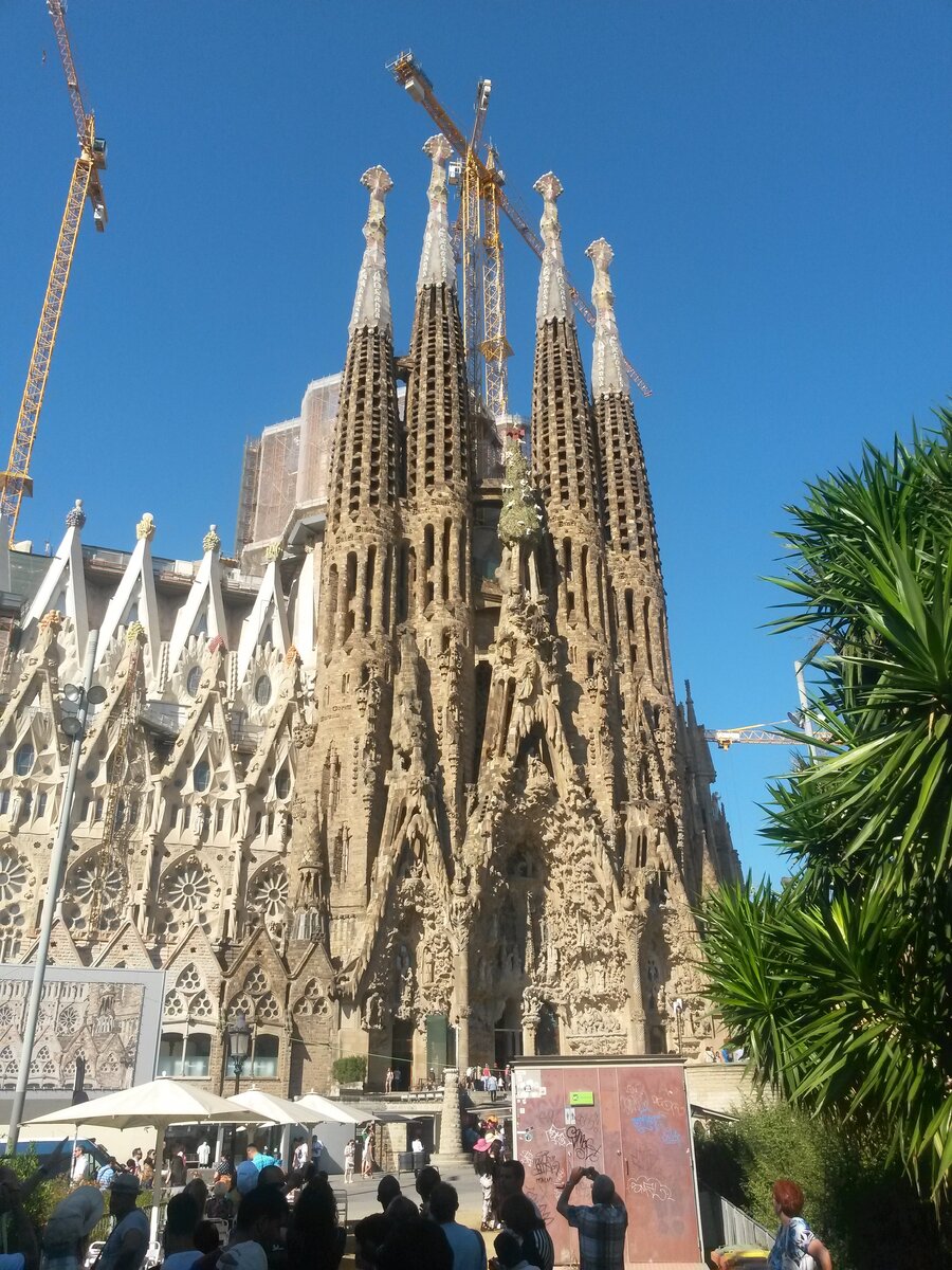 Вид на Храм от сувенирной лавки