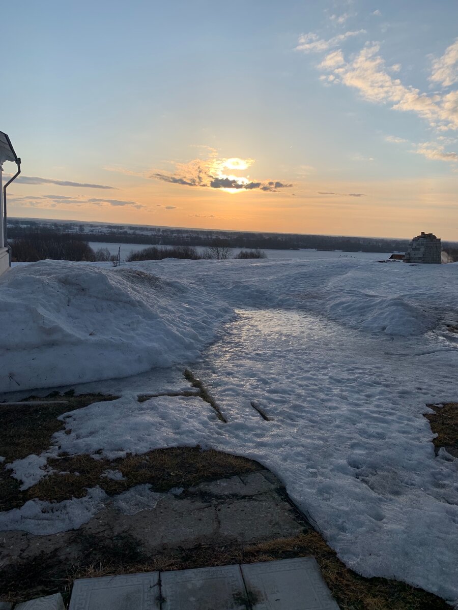 Утро в монастыре. 