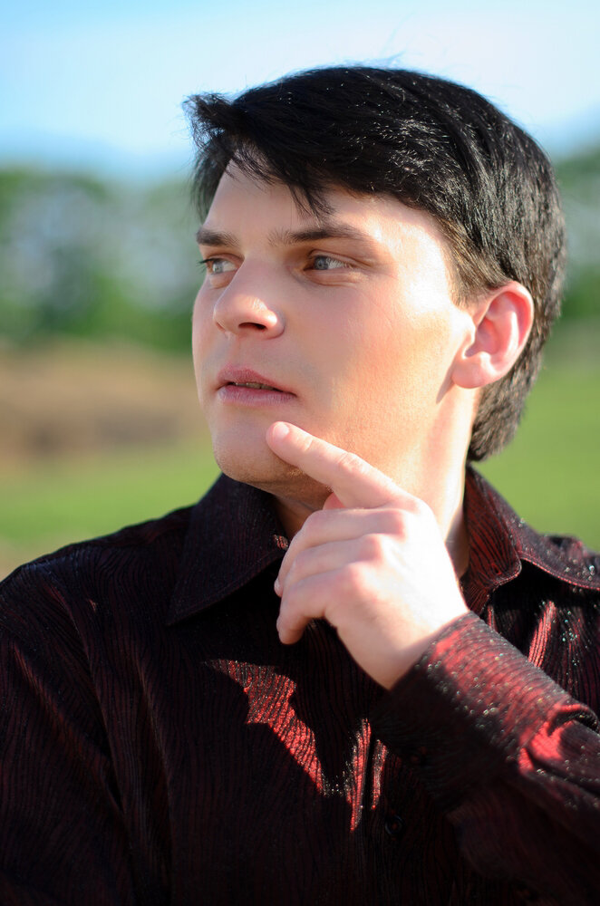 Сергей Ямшинин на съемках ролика для кастинга. Июнь, 2012 год