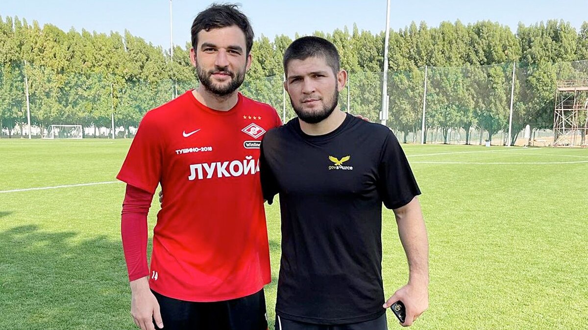 Джикия Георгий и Хабиб Нурмагомедов