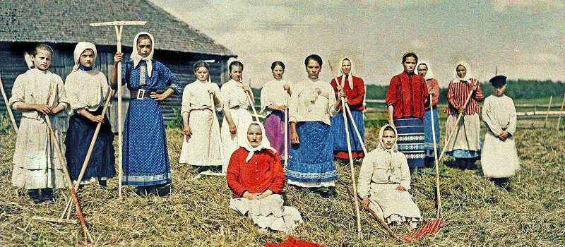 Крестьяне до революции. Фото взято из открытых источников