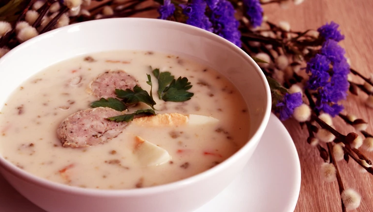Кисло-ржаной суп с хреном
