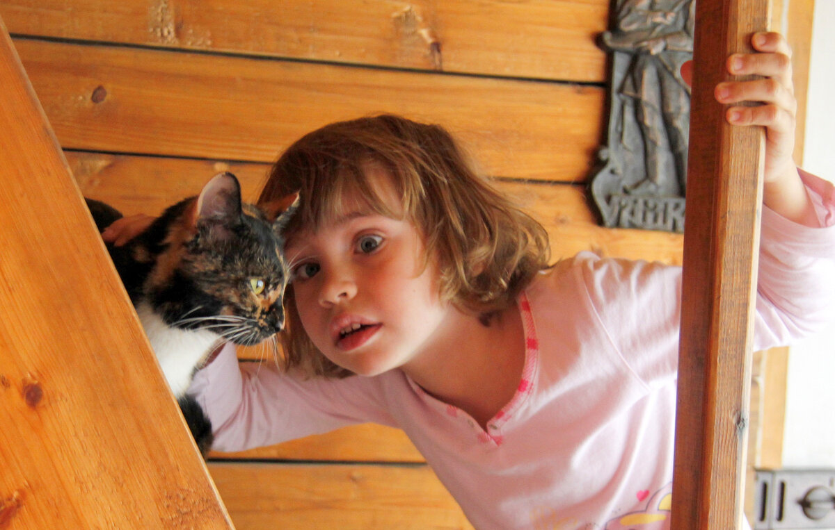 Василиса и Варенька на даче. Фото автора