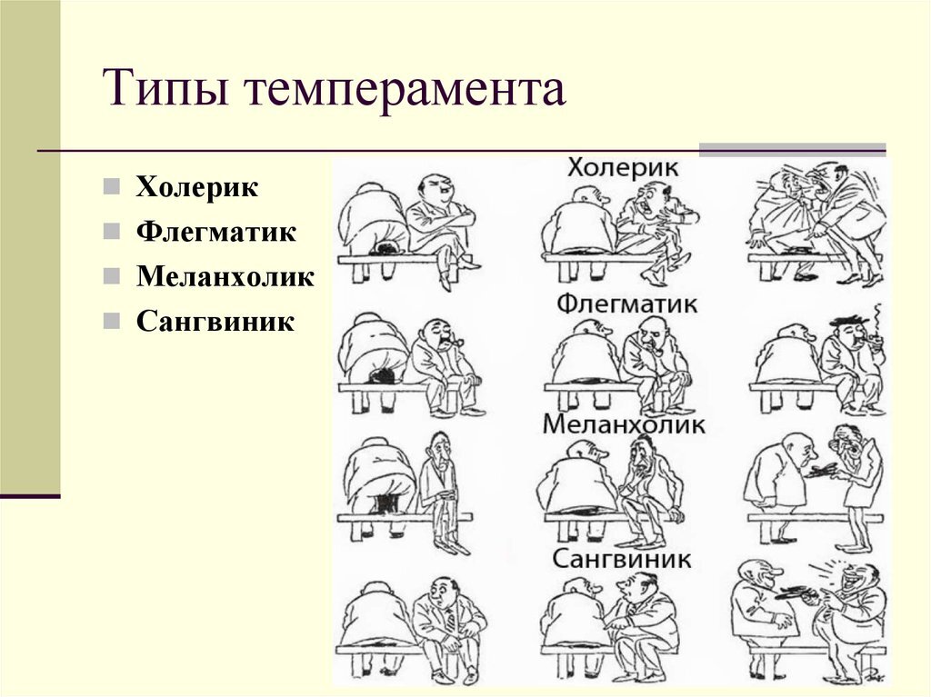 Перечисли темпераменты человека. Типы личности холерик сангвиник флегматик меланхолик. Сангвиник меланхолик холерик флегматик типы темпераментов. Типы личности флегматик сангвиник. Темперамент холерик сангвиник флегматик меланхолик.