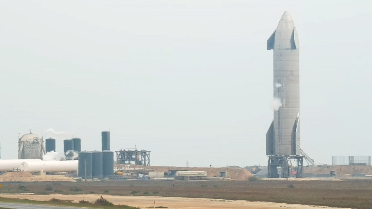 подготовка к старту. Тумане еще не такой плотный