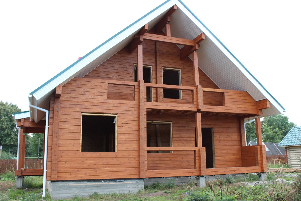 Дачный дом из профилированного бруса