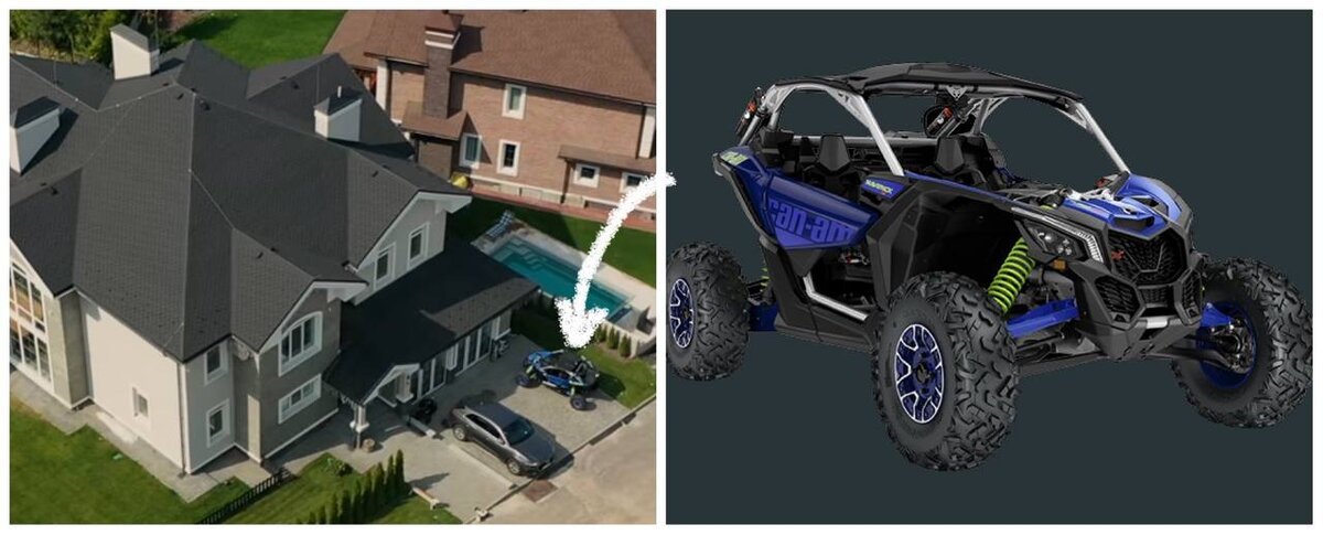 Скоростной вездеход запаркован возле центрального входа особняка Арахамии, фото: Владислав Бовтрук, "Страна"