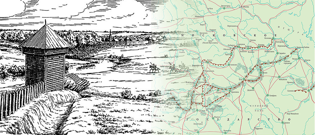 Белгородская Засечная черта Засеки. Тульская Засечная черта 16 век. Большая Засечная черта 16 века. Тульская оборонительная линия в 16 веке.