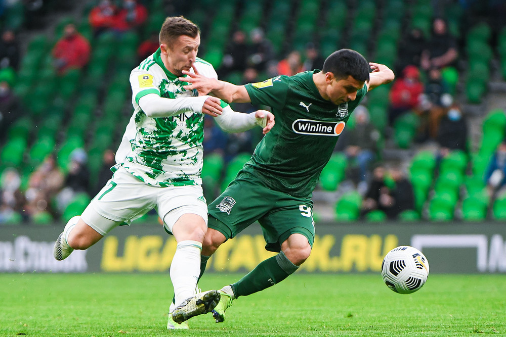 Бернард Бериша («Ахмат») против Магомеда-Шапи Сулейманова («Краснодар») (fckrasnodar.ru)   