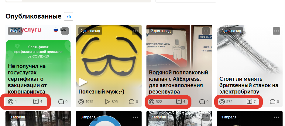Моя не успешная статистика