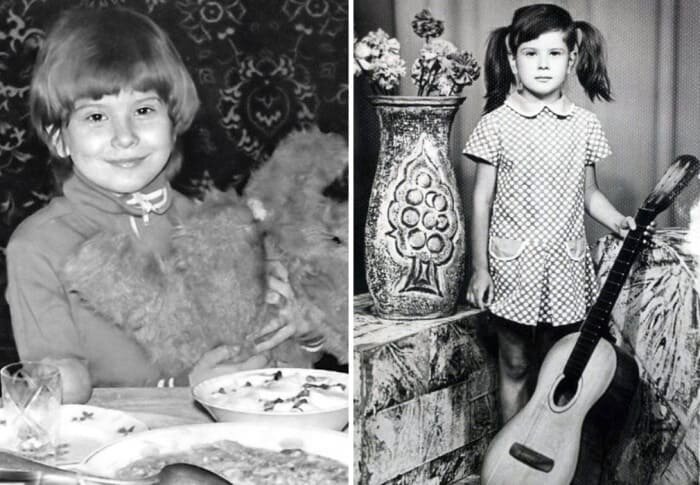 Юлия Высоцкая в детстве | Фото: starhit.ru