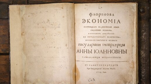 Обзор книги по домоводству 1738 года (XVIII век)