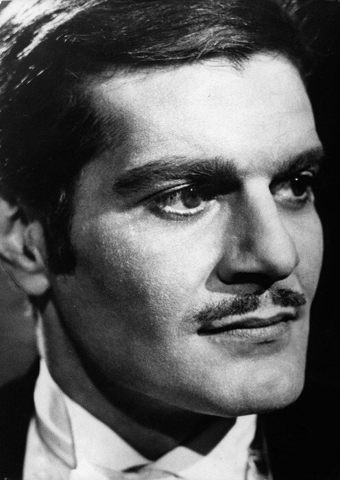 Омар Шариф в роли Доктора Юрия Живаго.