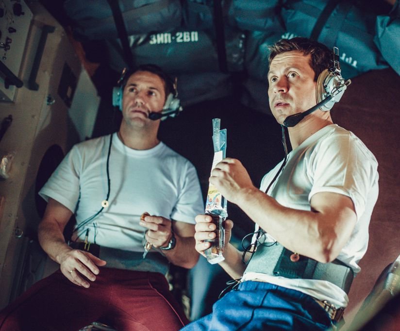 Владимир Вдовиченков и Павел Деревянко в фильме «Салют-7»