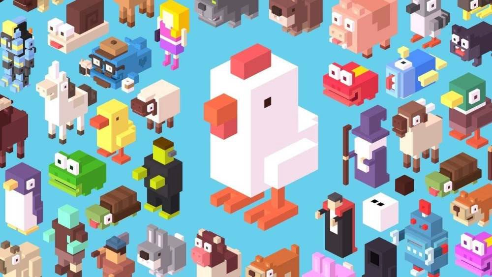 Скриншот из Crossy Road