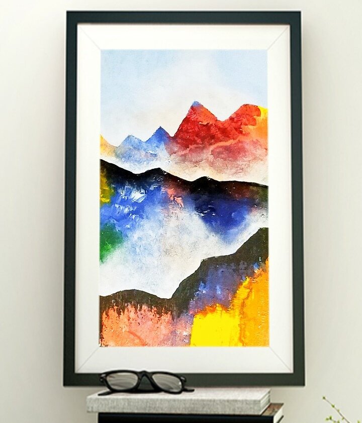 Фото из личного архива. Рисовала движение к успеху, достижение целей.