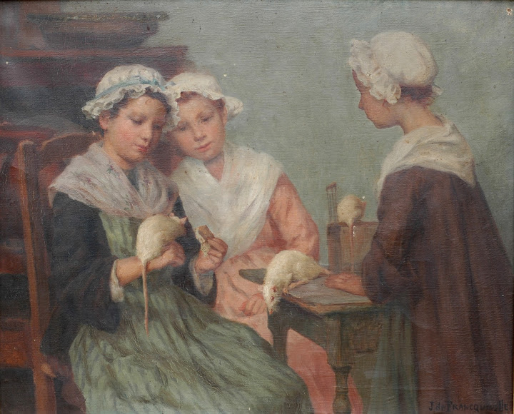 "Белые крысы",  Жан де Франкевилль, 1900-е (?). (сс) Wikimedia Commons