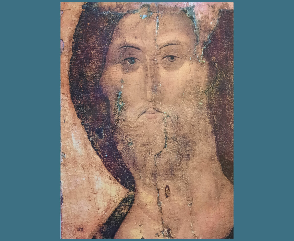 Андрей Рублёв. Спас. Икона. Фрагмент. 1410-1420 гг. Москва. Государственная Третьяковская галерея