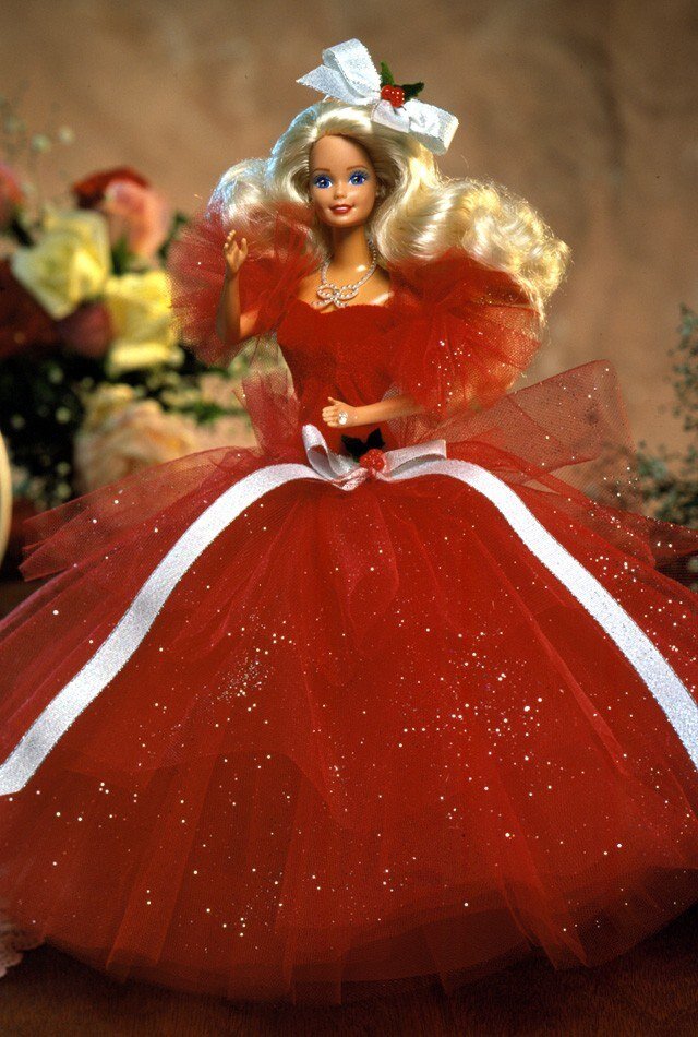 Happy Barbie 1988 holidays Легендарной линейки первый шаг