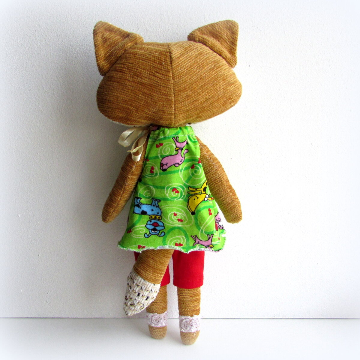 Лиса мягкая игрушка своими руками, Fox toy, handmade, doll, idea