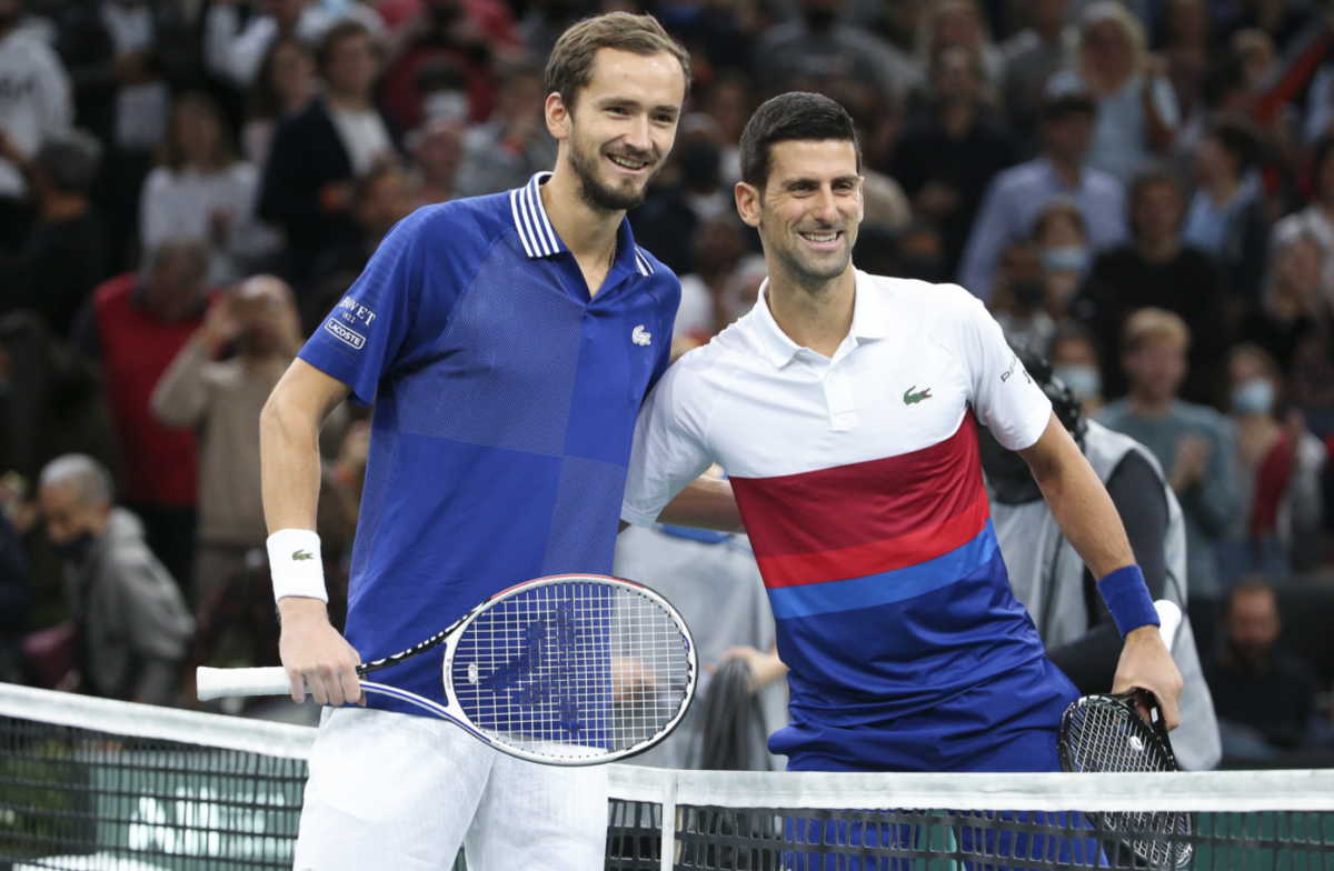 Даниил Медведев готов свергнуть Новака Джоковича с мирового теннисного трона. Не в этом, так в следующем году. Фото: globallookpress