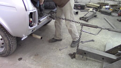 Стапель своими руками. Просто и дешево. | Кузовной ремонт для всех | Дзен