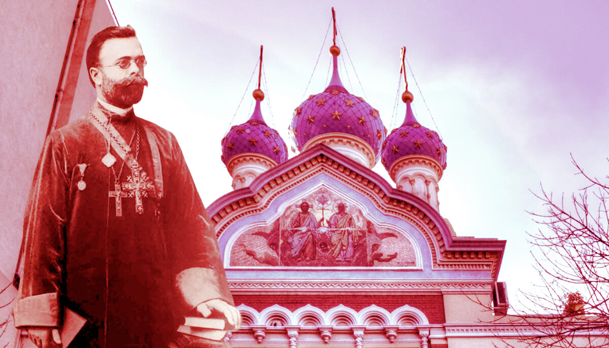 Протопресвитер Изразцов Константин Гаврилович, фото 1914 года.