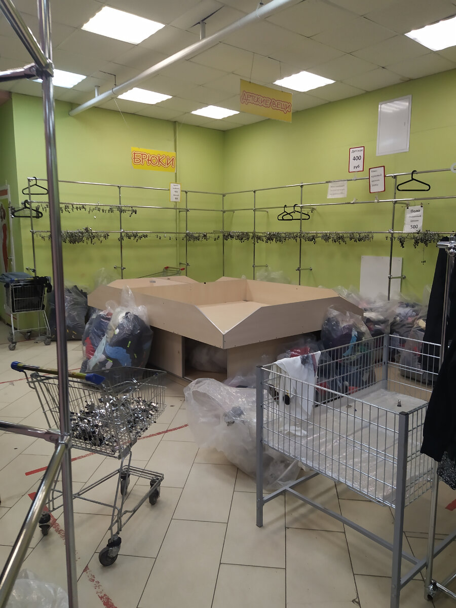 Магазин менее чем за час до закрытия в пятницу. Здесь уже всё.