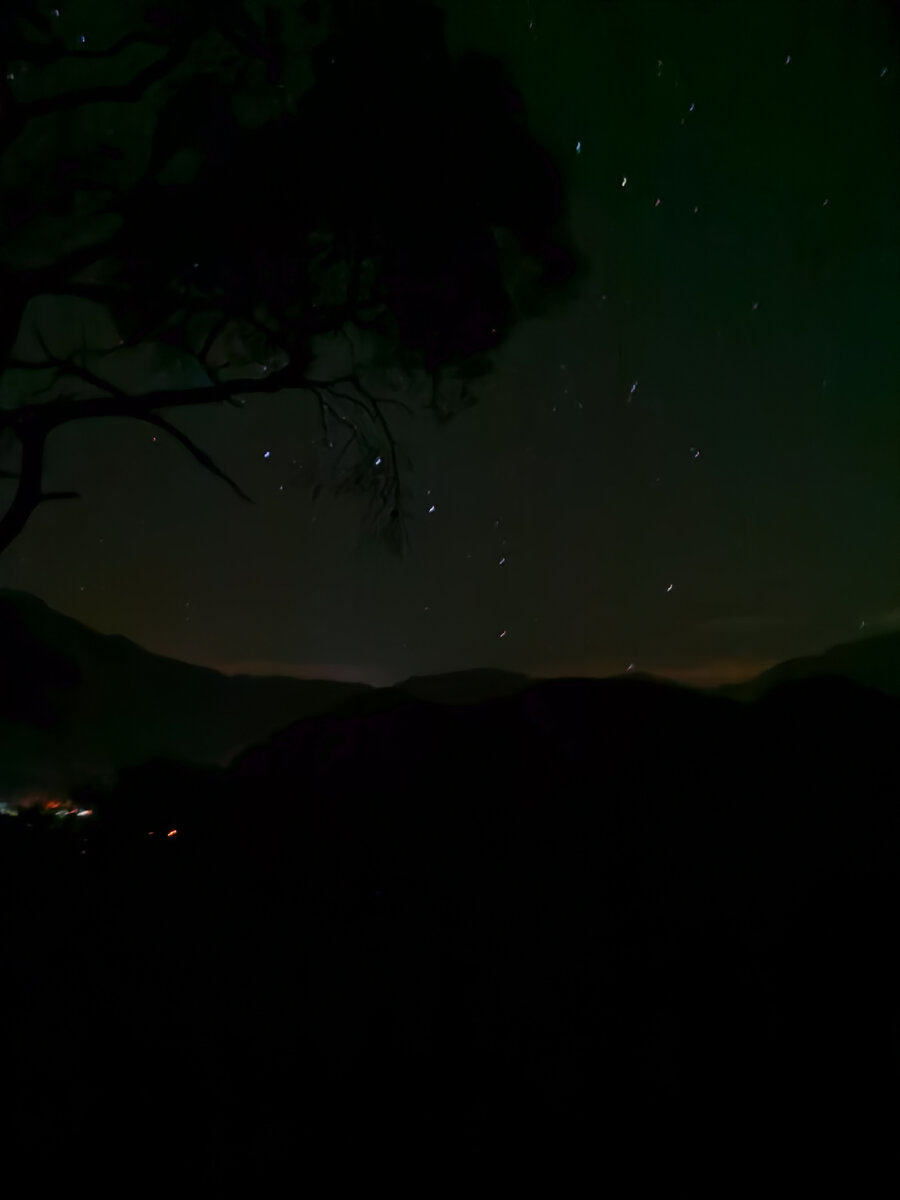 Вид из нашего лагеря