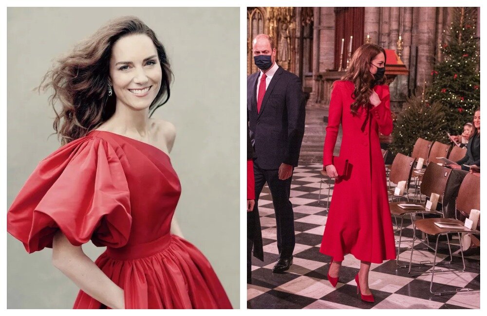 Слева фотография к сорокалетию. А справа с концерта в Вестминстерском аббатстве «Вместе на Рождество» в декабре 2021