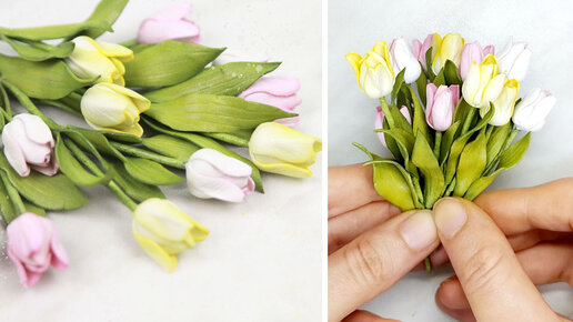 Открытка с тюльпанами своими руками: инструменты и материалы