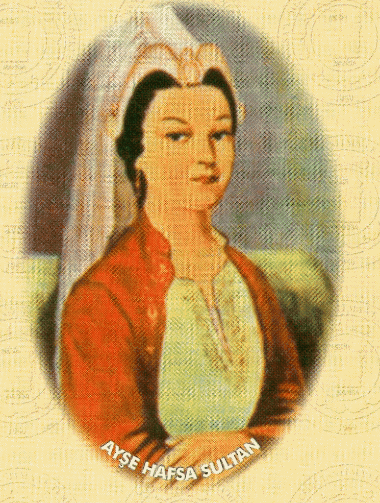 Айше-Хавса султан. Гравюра.