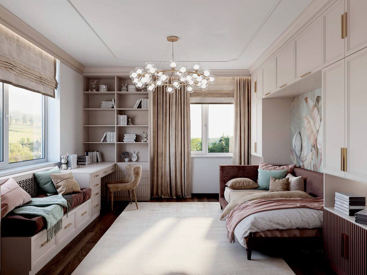 Модульная система хранения в детскую