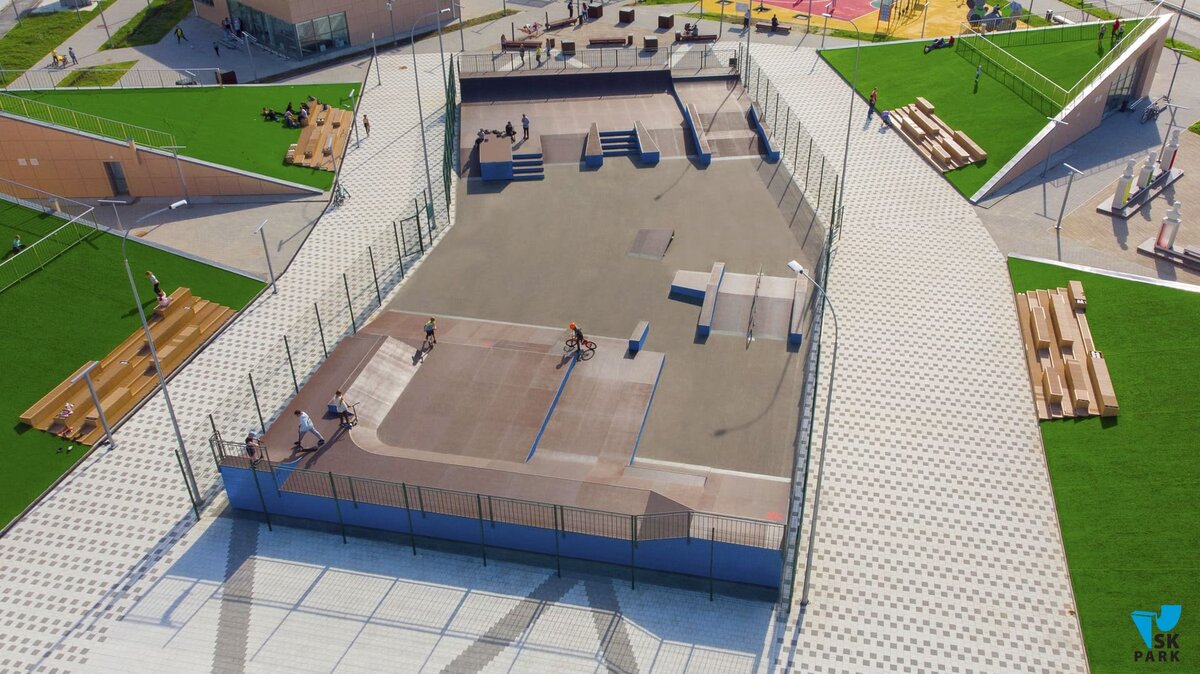 Скейт парк от SKpark в г. Ханты-Мансийск