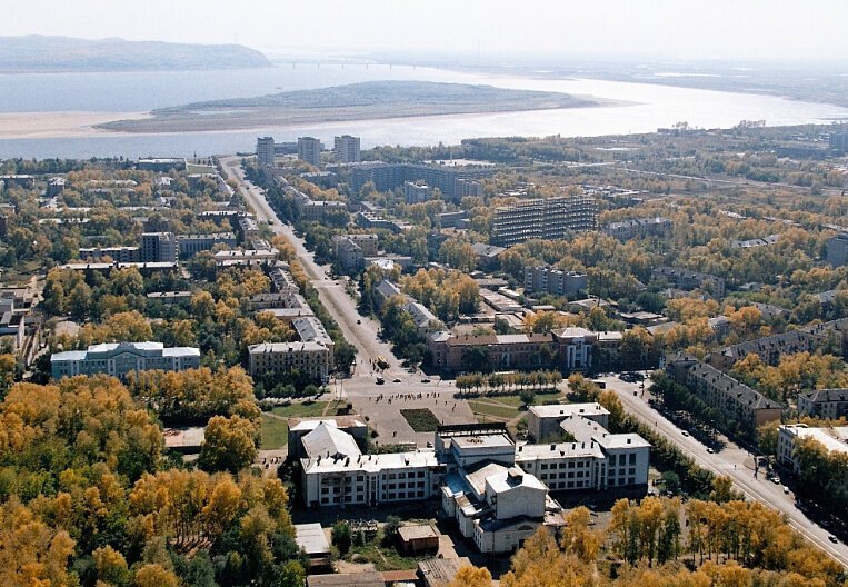 Город Комсомольске-на-Амуре. 