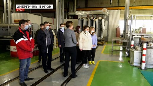 Урок для старшеклассников от специалистов сервисного центра «Урайэнергонефть»